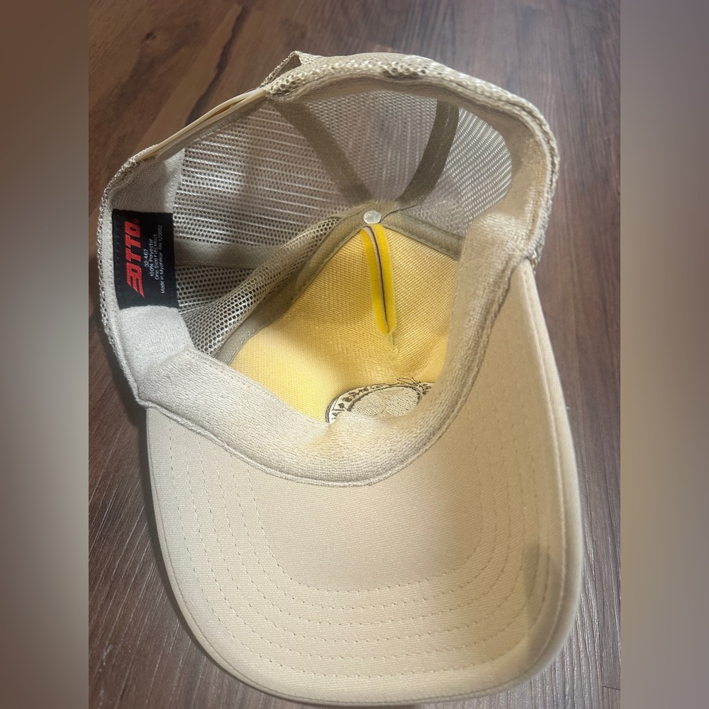 OTTO Cream Cap with Brown Logo - Aprés Hours Espresso Martini Hat - Picture 3 of 5